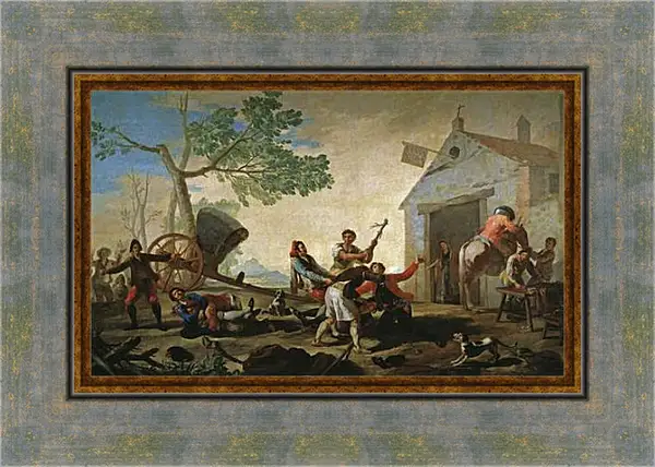 Картина в раме - The Quarrel in the New Tavern. Франсиско Гойя Картина в раме - The Quarrel in the New Tavern. Франсиско Гойя