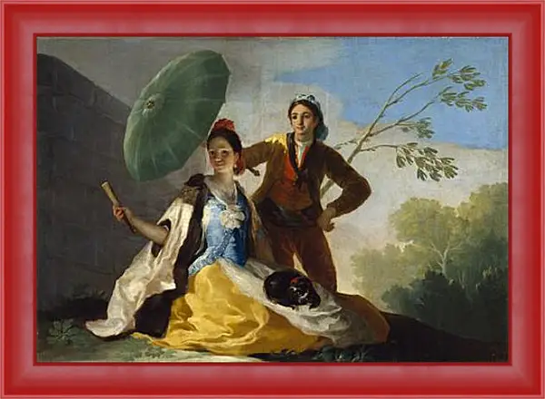 Картина в раме - The Parasol. Франсиско Гойя Картина в раме - The Parasol. Франсиско Гойя