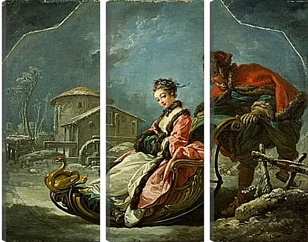 Модульная картина - The Four Seasons Winter. Франсуа Буше Модульная картина - The Four Seasons Winter. Франсуа Буше