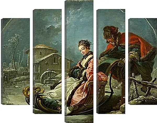 Модульная картина - The Four Seasons Winter. Франсуа Буше Модульная картина - The Four Seasons Winter. Франсуа Буше
