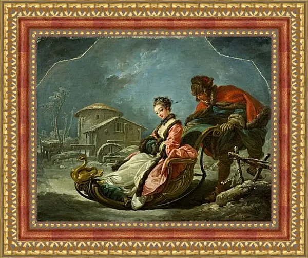 Картина в раме - The Four Seasons Winter. Франсуа Буше Картина в раме - The Four Seasons Winter. Франсуа Буше