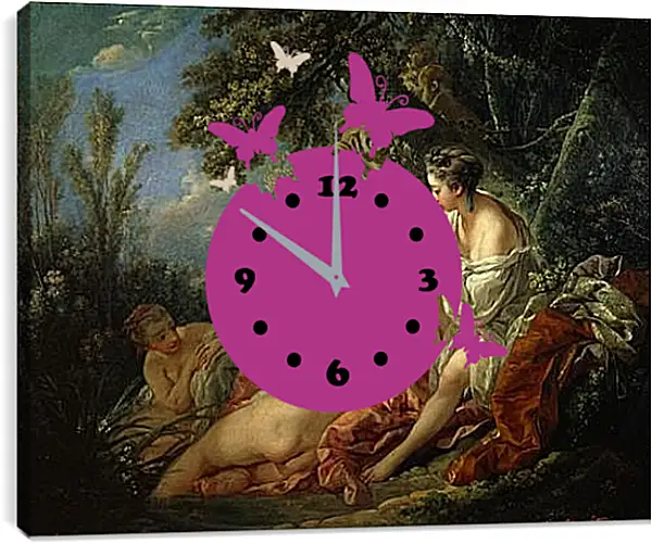 Часы картина - The Four Seasons Summer. Франсуа Буше Часы картина - The Four Seasons Summer. Франсуа Буше