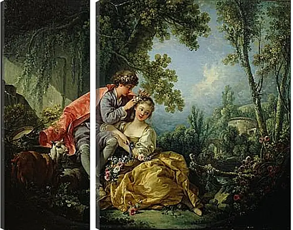 Модульная картина - The Four Seasons Spring. Франсуа Буше Модульная картина - The Four Seasons Spring. Франсуа Буше