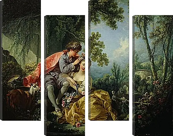 Модульная картина - The Four Seasons Spring. Франсуа Буше Модульная картина - The Four Seasons Spring. Франсуа Буше