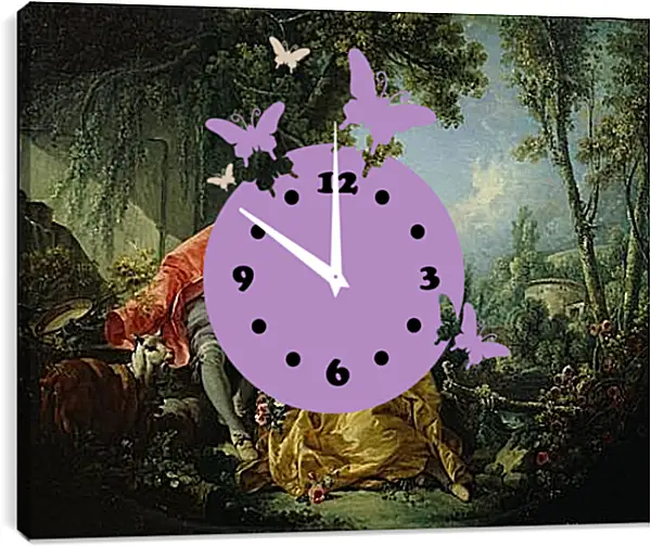 Часы картина - The Four Seasons Spring. Франсуа Буше Часы картина - The Four Seasons Spring. Франсуа Буше