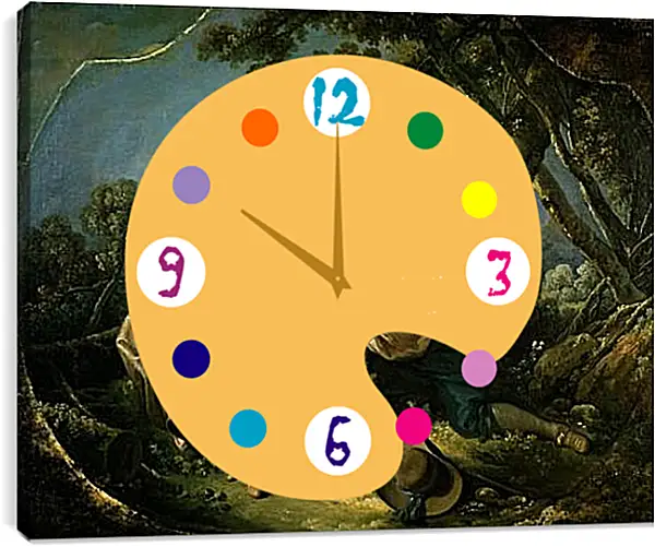 Часы картина - The Four Seasons Autumn. Франсуа Буше Часы картина - The Four Seasons Autumn. Франсуа Буше