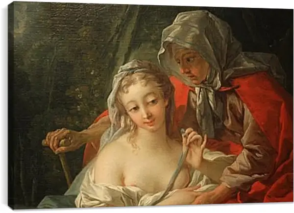 Постер на подрамнике - Vertumnus and Pomona. Франсуа Буше Постер на подрамнике - Vertumnus and Pomona. Франсуа Буше