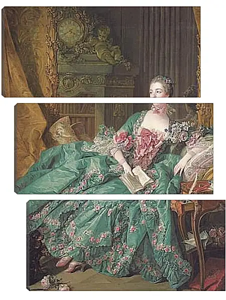 Модульная картина - Madame de Pompadour. Франсуа Буше Модульная картина - Madame de Pompadour. Франсуа Буше