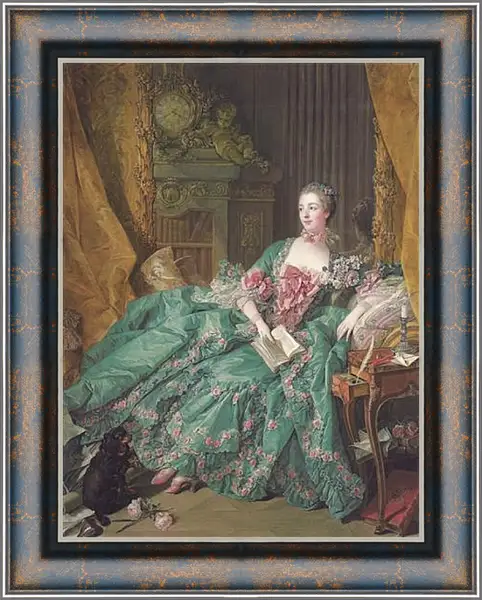 Картина в раме - Madame de Pompadour. Франсуа Буше Картина в раме - Madame de Pompadour. Франсуа Буше