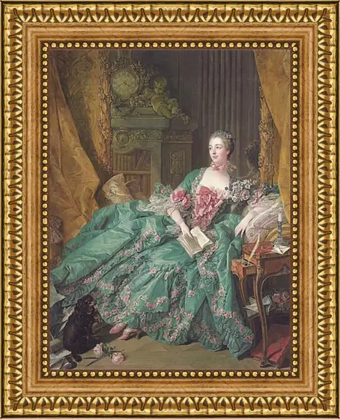 Картина в раме - Madame de Pompadour. Франсуа Буше Картина в раме - Madame de Pompadour. Франсуа Буше