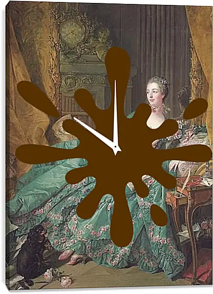 Часы картина - Madame de Pompadour. Франсуа Буше Часы картина - Madame de Pompadour. Франсуа Буше