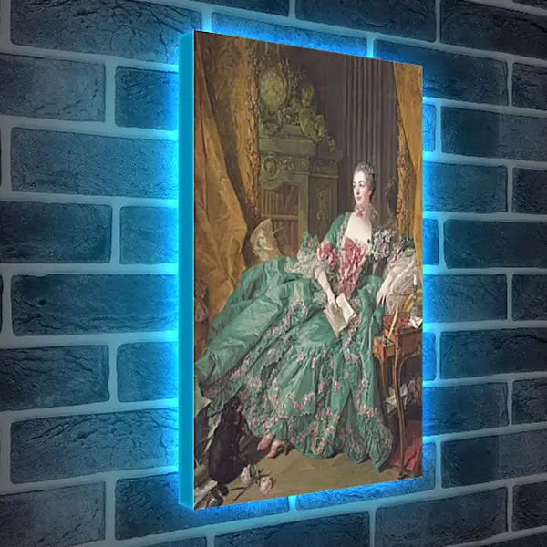 Лайтбокс световая панель - Madame de Pompadour. Франсуа Буше Лайтбокс световая панель - Madame de Pompadour. Франсуа Буше