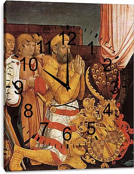 Часы картина - Votivtafel Christoph. Ханс Бальдунг Часы картина - Votivtafel Christoph. Ханс Бальдунг