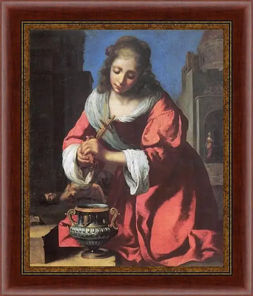 Картина в раме - Saint Praxidis. Ян (Йоханнес) Вермеер Картина в раме - Saint Praxidis. Ян (Йоханнес) Вермеер