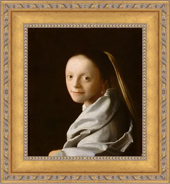Картина в раме - Study of a young woman. Ян (Йоханнес) Вермеер Картина в раме - Study of a young woman. Ян (Йоханнес) Вермеер