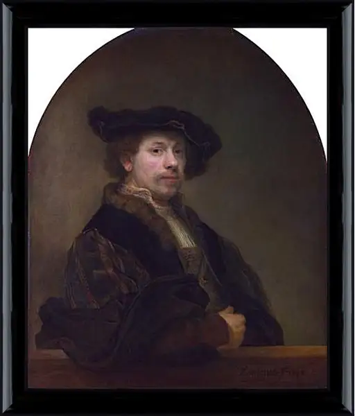 Картина в раме - Автопортрет.1640 г. Рембрандт Картина в раме - Автопортрет.1640 г. Рембрандт