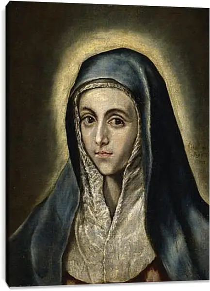 Постер на подрамнике - The Virgin Mary. Эль Греко Постер на подрамнике - The Virgin Mary. Эль Греко