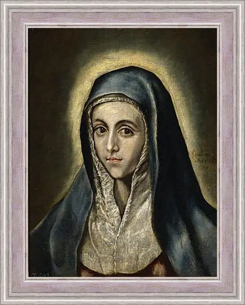 Картина в раме - The Virgin Mary. Эль Греко Картина в раме - The Virgin Mary. Эль Греко