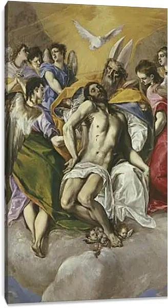 Постер на подрамнике - The Trinity. Эль Греко Постер на подрамнике - The Trinity. Эль Греко