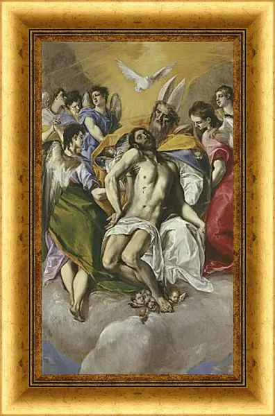 Картина в раме - The Trinity. Эль Греко Картина в раме - The Trinity. Эль Греко