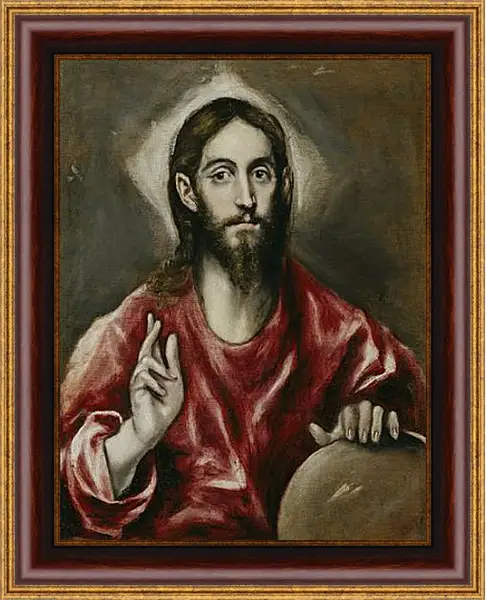 Картина в раме - The Savior. Эль Греко Картина в раме - The Savior. Эль Греко