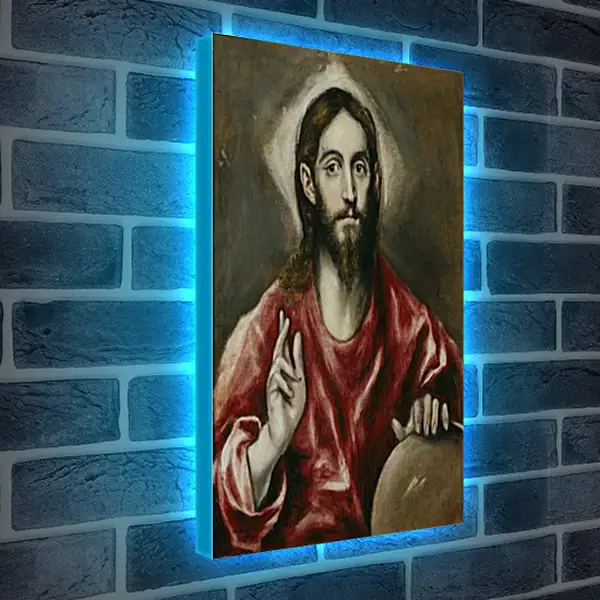 Лайтбокс световая панель - The Savior. Эль Греко Лайтбокс световая панель - The Savior. Эль Греко