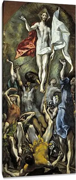 Постер на подрамнике - The Resurrection. Эль Греко Постер на подрамнике - The Resurrection. Эль Греко