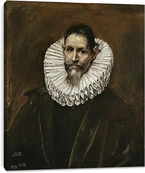 Постер на подрамнике - The Licenciate Jeronimo de Cevallos 2. Эль Греко Постер на подрамнике - The Licenciate Jeronimo de Cevallos 2. Эль Греко