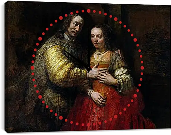 Часы картина - Еврейская невеста. Рембрандт Часы картина - Еврейская невеста. Рембрандт