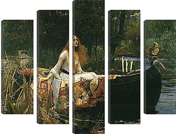 Модульная картина - The Lady of Shalott. Джон Уотерхауз Модульная картина - The Lady of Shalott. Джон Уотерхауз