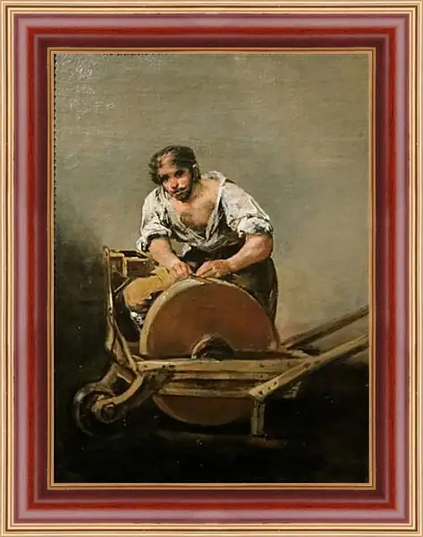 Картина в раме - Grindstone. Франсиско Гойя Картина в раме - Grindstone. Франсиско Гойя