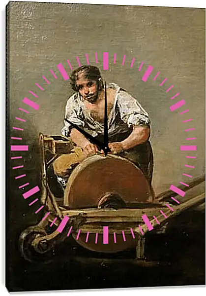 Часы картина - Grindstone. Франсиско Гойя Часы картина - Grindstone. Франсиско Гойя