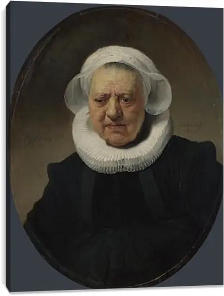 Постер на подрамнике - Portrait of Aechje Claesdr. Рембрандт Постер на подрамнике - Portrait of Aechje Claesdr. Рембрандт