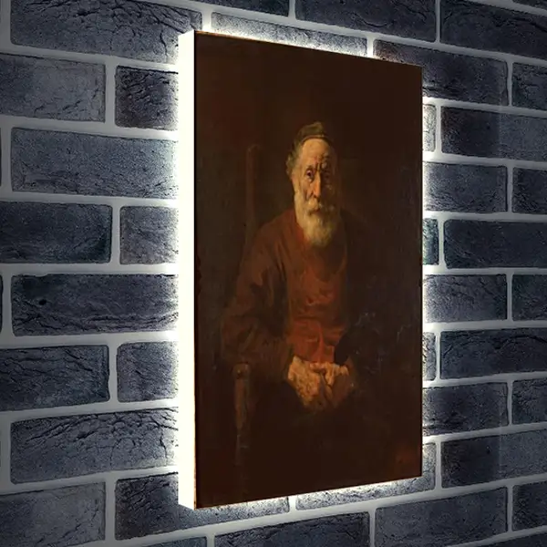Лайтбокс световая панель - Portrait of an Old Man in Red. Рембрандт Лайтбокс световая панель - Portrait of an Old Man in Red. Рембрандт