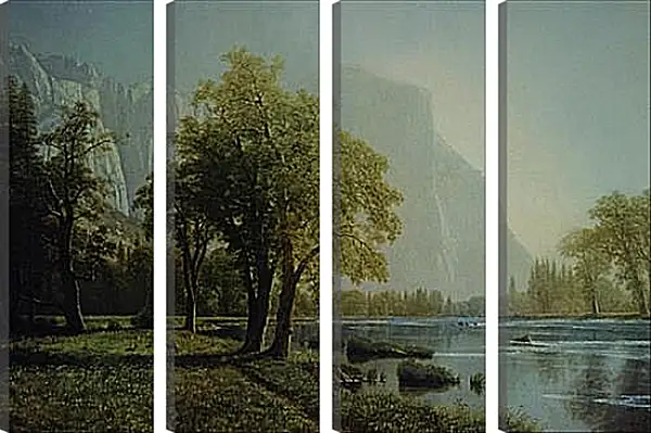 Модульная картина - El Capitan, Yosemite Valley. Альберт Бирштадт Модульная картина - El Capitan, Yosemite Valley. Альберт Бирштадт