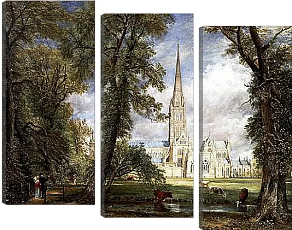 Модульная картина - Salisbury Cathedral. Джон Констебл Модульная картина - Salisbury Cathedral. Джон Констебл