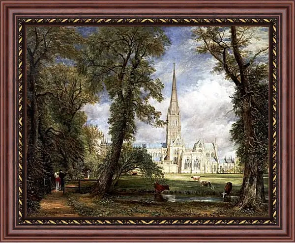 Картина в раме - Salisbury Cathedral. Джон Констебл Картина в раме - Salisbury Cathedral. Джон Констебл