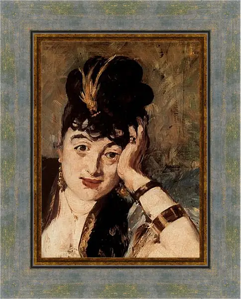 Картина в раме - Woman with Fans (Detail). Эдуард Мане Картина в раме - Woman with Fans (Detail). Эдуард Мане