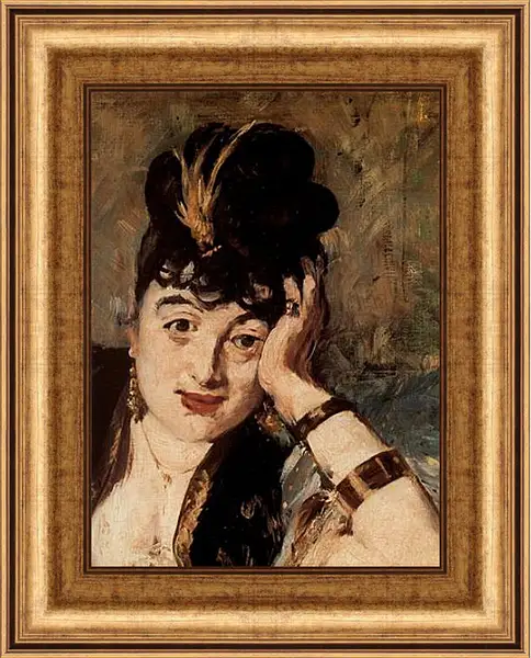Картина в раме - Woman with Fans (Detail). Эдуард Мане Картина в раме - Woman with Fans (Detail). Эдуард Мане