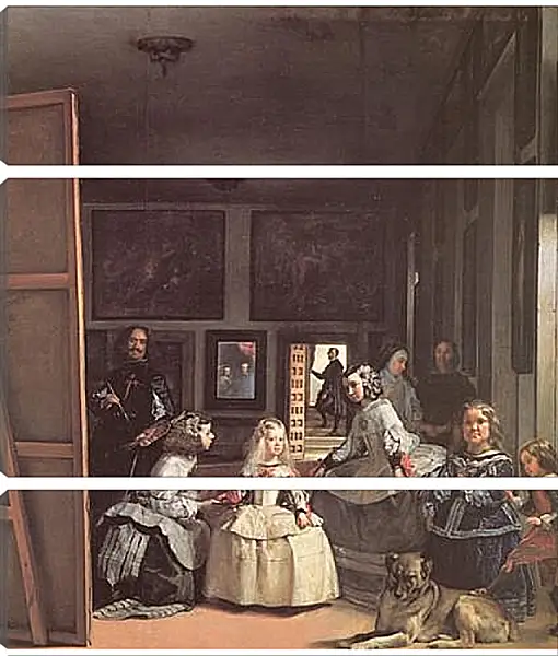 Модульная картина - Las Meninas. Диего Веласкес Модульная картина - Las Meninas. Диего Веласкес