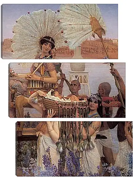 Модульная картина - The Finding of Moses (Detail). Лоуренс Альма-Тадема Модульная картина - The Finding of Moses (Detail). Лоуренс Альма-Тадема