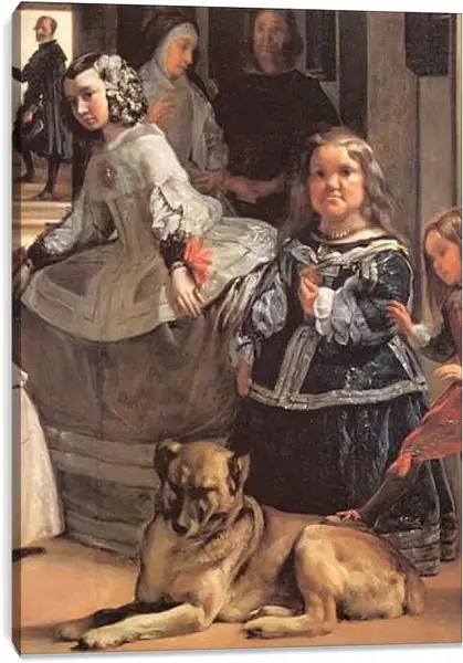 Постер на подрамнике - Las Meninas (Detail) Диего Веласкес Постер на подрамнике - Las Meninas (Detail) Диего Веласкес