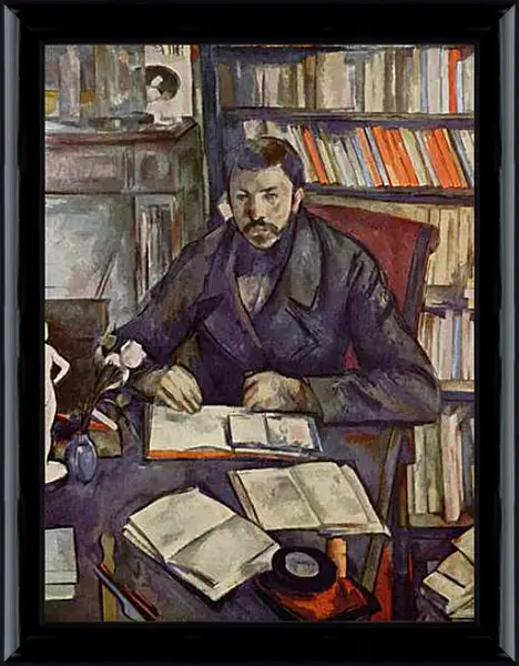 Картина в раме - Portrait of Gustave Geffroy. Поль Сезанн Картина в раме - Portrait of Gustave Geffroy. Поль Сезанн