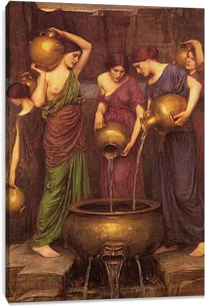 Постер на подрамнике - The Danaides. Джон Уотерхаус Постер на подрамнике - The Danaides. Джон Уотерхаус