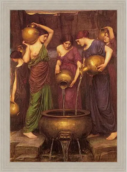Картина в раме - The Danaides. Джон Уотерхауз Картина в раме - The Danaides. Джон Уотерхауз