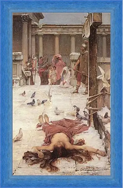 Картина в раме - Saint Eulalia. Джон Уотерхауз Картина в раме - Saint Eulalia. Джон Уотерхауз