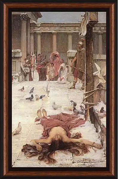 Картина в раме - Saint Eulalia. Джон Уотерхаус Картина в раме - Saint Eulalia. Джон Уотерхаус