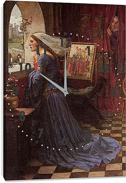 Часы картина - Fair Rosamund. Джон Уотерхаус Часы картина - Fair Rosamund. Джон Уотерхаус