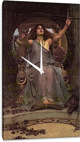 Часы картина - Circe Offering the Cup to Ulysses. Джон Уотерхаус Часы картина - Circe Offering the Cup to Ulysses. Джон Уотерхаус
