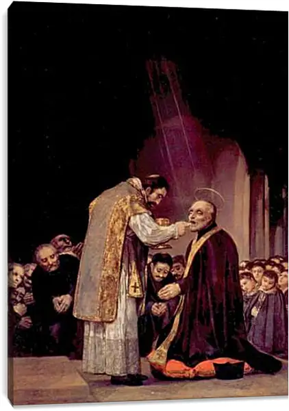 Постер на подрамнике - The Last Communion of St. Joseph of Calasanza. Франсиско Гойя Постер на подрамнике - The Last Communion of St. Joseph of Calasanza. Франсиско Гойя